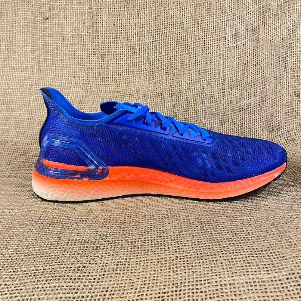 🛑SOLD🛑adidas sneakers ultra boot blue orange white distressed stripes sz 11.5M - Picture 3 of 9